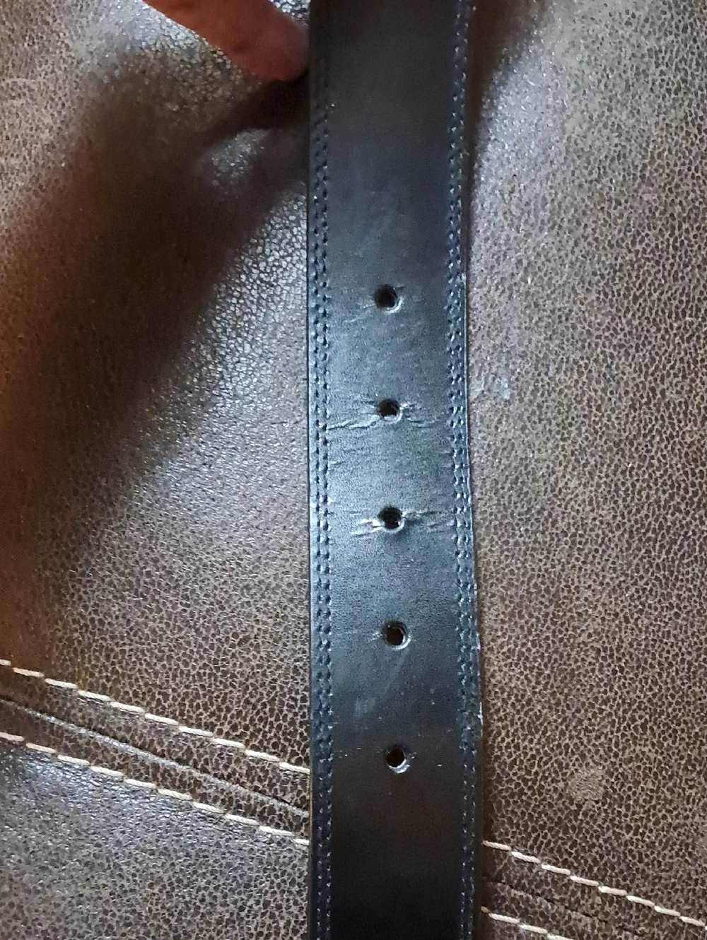 Classic Black Leather Waist Belt  Women Size Small Capsule Minimalist Neutral